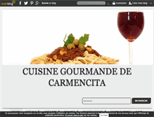 Tablet Screenshot of carmen-cuisine.com